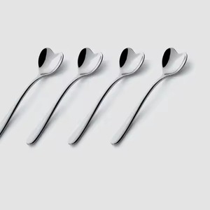 Juego de cucharas de café de acero inoxidable, cucharas de Metal funcionales para té y postre, mesa de cocina, comedor, cubiertos, herramientas - Product Image 2