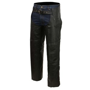 Customized logo <b>Leather</b> <b>Chaps</b> Motorcycle <b>Chaps</b> Plain Bikers Riding Pants Cowboy Vintage <b>Leather</b> <b>Chaps</b> Black - Product Image 4