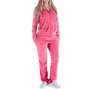 Ensemble 2 pièces personnalisé avec logo pour femme : sweat à capuche oversize et pantalon en molleton chaud en coton et polyester, taille plus - Product Image 2