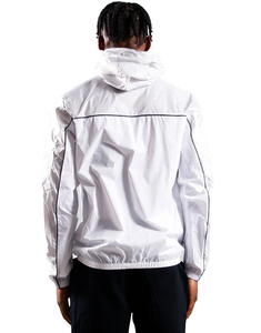 Ropa deportiva para hombre, logotipo personalizado, media cremallera, chaquetas cortavientos de pista, OEM para hombre, entrenamiento ligero, gimnasio, correr, sudaderas con capucha - Product Image 5