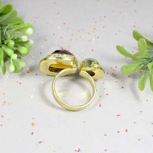 925แหวนเงินสเตอร์ลิงประดับด้วยพลอยซิทรีนชุบโรเดียมเหลืองทองอย่างดี - Product Image 6