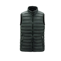 Veste matelassée réversible sans manches à capuche pour homme, tricotée, imperméable, zippée, décontractée, hiver, écologique, haute qualité, export BD
