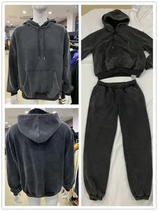 Custom Sun Faded Hoodie Heavyweight 100% Cotton Hoodie Vintage Distressed Acid Wash Sun Faded Wash Hoodie para hombres - Product Image 6