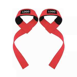 Las correas de entrenamiento aceptan logotipo personalizado y correas de elevación de figuras de calidad superior diseño de gimnasio resistente hecho en Pakistán - Product Image 1
