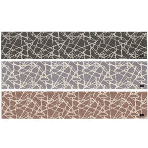 PENTELIKON Tapis Long Maître Cuisine Tapis Approx. 50270cm gris/gris clair/moka doux rembourré 100% polypropylène antidérapant - Product Image 1