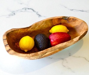 Bol de service en bois d'acacia de style moderne Récipient de nourriture durable avec conception personnalisée pour le stockage de salade de fruits Bols décoratifs - Product Image 4