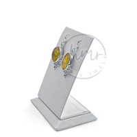 Pendientes de Plata de Ley 925 Vintage para Mujer, con Ámbar Báltico Amarillo Natural, Diseño Único, Colgantes, Regalo de Joyería Cristiana