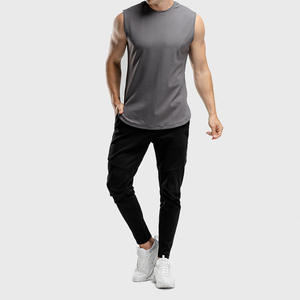 Wholesale Custom Logo Sports Muscle Bodybuilding Tank Tops Gym Running <b>Singlets</b> Stringer Fitness <b>Men</b> tank Top OEM Service - Product Image 5