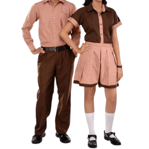 Uniforme scolaire pour filles disponible en toutes tailles de différentes couleurs et meilleur matériau léger, respirant et protection solaire - Product Image 6