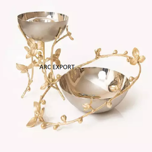 Brûleur blanc standard à forte demande avec support de conception de fleur de luxe doré décoration fantaisie unique dernier brûleur Bakhoor intérieur - Product Image 4