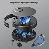 Robot aspirateur intelligent 3-en-1 en gros : balayage automatique, serpillière et humidification – Idéal pour poils d'animaux et dépoussiérage – Nettoyeur pour maison et bureau