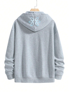 Sweats à capuche thermiques de haute qualité pour hommes prix usine impression Simple col rond sweat automne hiver ODM approvisionnement tissu polaire - Product Image 6