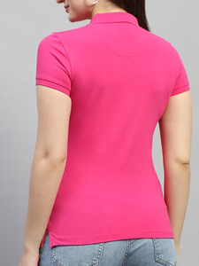 2025เสื้อโปโลแขนสั้นสำหรับผู้หญิง, เสื้อโปโลถักลายสีพื้นสำหรับวิ่งและออกกำลังกาย - Product Image 2