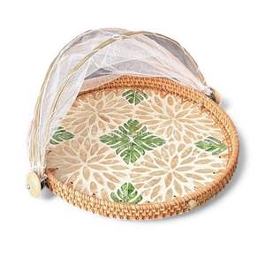 Mother of Pearl Food Cover Handmade Shell Tableware For Food <b>Protection</b> Serving And Decorative <b>Table</b> Use From Vietnam - Product Image 1