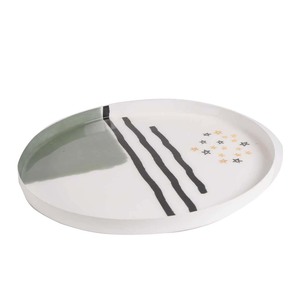 Bandeja de resina para servir de madera para desayuno usada multiusos Bandejas para servir con acabado de mármol de la mejor calidad - Product Image 2