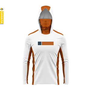 Camiseta de Pesca Samavia con Protección UV Personalizada, Camisetas Polo de Talla Grande con Mangas Estampadas por Sublimación, Ropa Deportiva de Primera Calidad con Protección Solar UPF 35 - Product Image 3