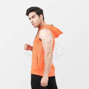 Sweat-shirt sans manches pour homme de qualité supérieure, imprimé hivernal avec tissu extensible pour des séances d'entraînement et de fitness confortables - Product Image 5