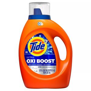 Detergente Líquido Concentrado para Ropa Tide Ultra Oxi Boost HE, Limpieza Profunda, 92 fl oz - Product Image 2
