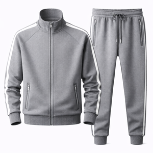 Ensemble de survêtement d'hiver pour homme en gros OEM, 100% coton, nouveau design, chaud, respirant, grande taille, meilleur prix, imprimé - Product Image 1