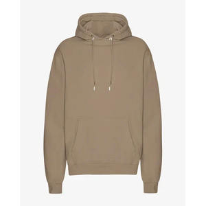 Vente en gros 350GSM broderie 3D recadrée sweat à capuche surdimensionné hommes haute qualité personnalisé lourd sérigraphié sweat à capuche - Product Image 1
