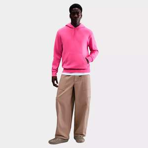 Pull à capuche en molleton unisexe pour l'hiver Vêtements décontractés chauds Sweat à capuche streetwear surdimensionné Sweat à capuche en coton mélangé avec logo personnalisé à la mode - Product Image 1