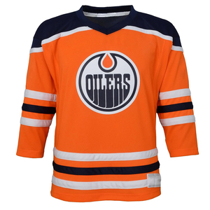 Jersey de hockey sobre hielo de diseño libre de poliéster de alta calidad, impresión por sublimación, logotipo bordado, Jersey de hockey sobre hielo personalizado - Product Image 1