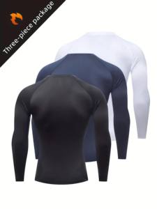 MMA Training Rash Guard Camiseta de agarre duradera con ajuste elástico Clasificado BJJ Rash Guard Top de manga larga Fightwear - Product Image 3