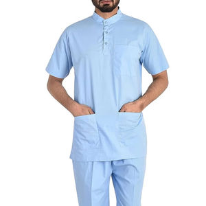 Uniforme Médico Moderno de Primera Calidad, Estilo Deportivo, Unisex, Tejido de Alto Rendimiento, 100% Poliéster, con Detección de Agujas, Dos Tonos - Product Image 2