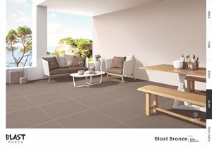 Carreaux de mur en porcelaine Yard Punch Full Body 600x600 | Carreaux de sol robustes Premium 60x60 | Collection d'exportation intérieure extérieure - Product Image 6