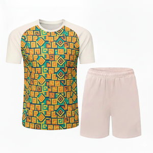Nouvel ensemble de vêtements de badminton personnalisé durable et respirant pour hommes 2026 |   Maillot et short en jersey 100 % polyester à séchage rapide - Product Image 2
