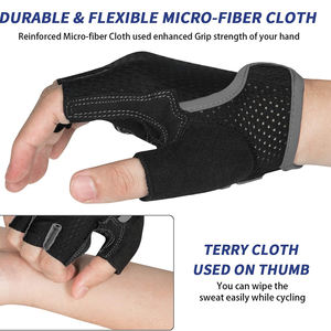 Gran oferta, cinturón, muñeca, guantes de gimnasio, entrenamiento, guantes de levantamiento de pesas, agarre fuerte, deportes, guantes de entrenamiento cruzado para Unisex de alta calidad. - Product Image 5