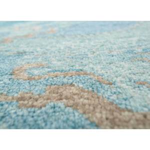 Tapis en laine noué à la main Erbe Classic Blue pour salon, rectangulaire, style abstrait, modèle AKWL-1642 - Product Image 3