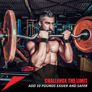 Weight Lifting Strap Cuffed D <b>Ring</b> Wrist Support Heavy Duty <b>Thick</b> Comfortable Adjustable Breathable Secure Fit Enhanced Grip - Product Image 5