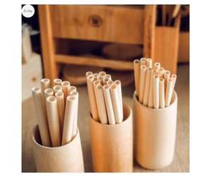 หลอดไม้ไผ่ธรรมชาติเป็นมิตรกับสิ่งแวดล้อมผลิตในเวียดนาม/เดลต้าเวียดนาม - Product Image 4