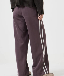 2025 New Design Winter Cotton Fleece Flat <b>Sweatpants</b> <b>Women</b> Breathable Elastic Waist Windproof Running Gym Workouts Comfortable - Product Image 1