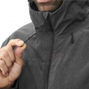 Chaqueta Softshell de alta calidad para hombre 2023, chaqueta de lana XL con logotipo personalizado, tela transpirable para invierno decorada con patrón - Product Image 5