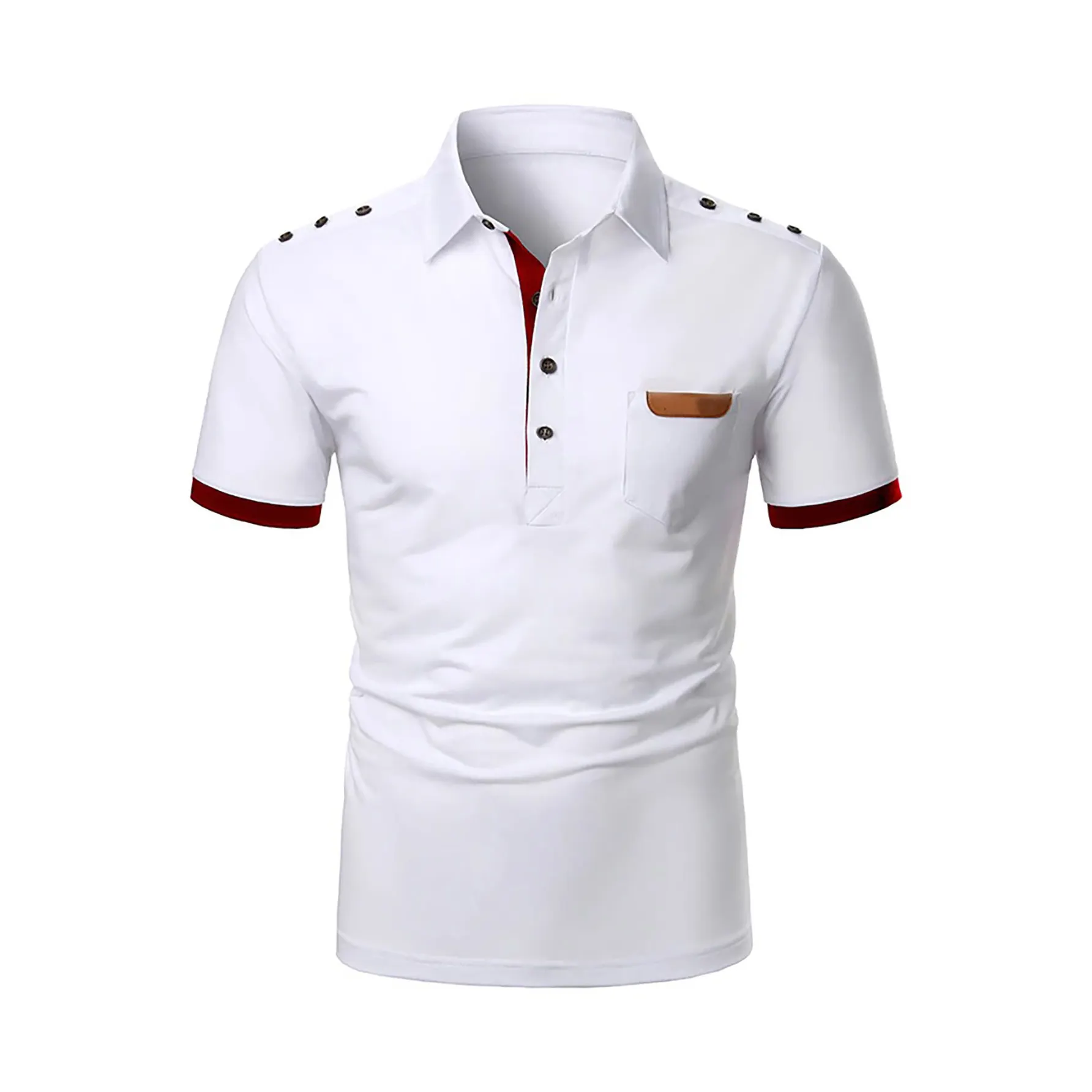 Ücretsiz örnek özel Logo boş mavi Polo gömlekler kazak % 100% pamuk erkek rahat Golf Polo erkek t-shirtü
