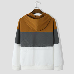 เสื้อฮู้ดมีซิปไซส์ใหญ่สำหรับผู้ชายเสื้อฮู้ดมีสไตล์และทันสมัย - Product Image 2