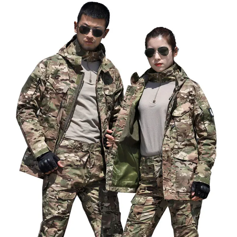 Manufacturer's best-selling 3-piece wool camouflage G8 unified tactical winter jacket tactical Uniform set