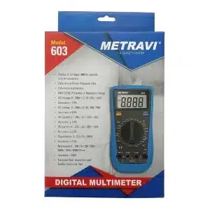 Multimètre numérique METRAVI 603 testeur de fréquence de résistance de courant de tension de haute précision avec écran LCD - Product Image 4