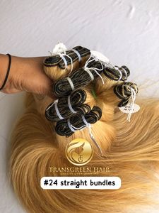 22 ''Extensions vierges de temple indien en vison cambodgien de qualité supérieure 100% paquets droits humains doux fournisseur de donneurs uniques - Product Image 5