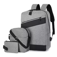 Tas Ransel Laptop Travel Bisnis Modern Oxford 3 in 1 Tahan Air dengan Port Charger USB, Kualitas Tinggi Harga Terjangkau