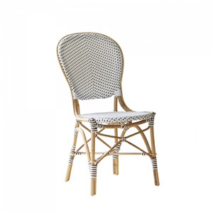 Chaise de salle à manger moderne de haute qualité, écologique, imperméable, en rotin synthétique tressé sur un cadre en rotin, pour un usage intérieur et extérieur en appartement - Product Image 6