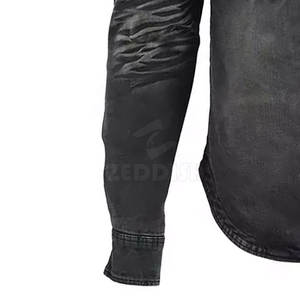 เสื้อเชิ้ตยีนส์ผู้ชายสไตล์ลำลอง ระบายอากาศได้ดี ผ้าฝ้าย 100% ทรงเข้ารูป คุณภาพสูง ดีไซน์ใหม่ สำหรับฤดูร้อน - Product Image 6