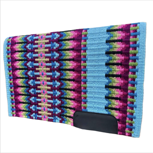 Tapis de selle durables en laine Vardhaman à motif géométrique Western Show pour les événements équestres - Product Image 1