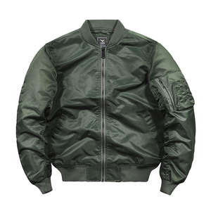 Chaqueta Bomber para Hombre, Estilo Urbano Premium con Forro Interior Cálido, Tela Resistente y Diseño de Cremallera Suave y Resistente - Product Image 5