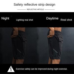 Plástico Jogger Cremallera Compresión Gimnasio Pantalones cortos Correr con bolsillos DDP envío - Product Image 4