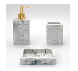 Venta caliente de lujo de mármol conjunto de baño para el hogar Hotel restaurantes uso último conjunto de baño moderno precio barato - Product Image 1