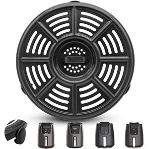 Plaque de cuisson antiadhésive pour friteuse à air Nin-ja 4QT AF101 5.5QT AF150 AF161 Max XL, 8,2 pouces, avec pieds en caoutchouc - Product Image 1