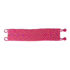 Hastvikas Handmade Gold-Plated <b>Bracelet</b> Pink Pearl Diamond Geometric Number Pattern Cute Religious Style <b>Copper</b> Material Gift - Product Image 6